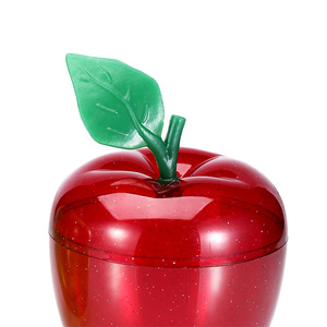 Factory Creative Christmas Birthday Gift Box Decorative Apple <strong>Shaped</strong> Food <strong>Storage</strong> <strong>Jar</strong> Plastic Fruit Boxes for Candy - Product Image 5