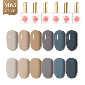 AILANUO Factory Wholesale 15ml Autumn Color Gel Polish High Pigment Soak Off UV LED Nail Gel Polish for Nail Supply - Product Image 1
