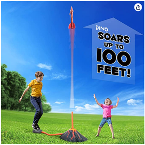 Dinosaurier Luft rakete für Kinder Fuß pumpe Launcher Luft gepresste <span class=keywords><strong>Stomp</strong></span> Soaring Foam Raketen spielzeug Outdoor Sportspiele Spielzeug Kinder Geschenk - Product Image 3