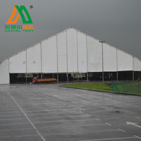 Tente de réception rectangulaire permanente en PVC avec structure en aluminium robuste pour les expositions musicales, les événements sportifs