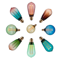 Vintage Edison Ampoule LED Ampoule E27 E26 ST64 G125 G95 LED Filament Ampoule Certificat Brevet