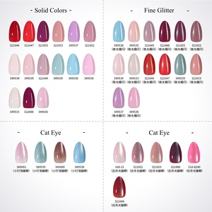 Faux ongles courts en amande à presser avec colle pour femmes, 32 pièces - Product Image 4