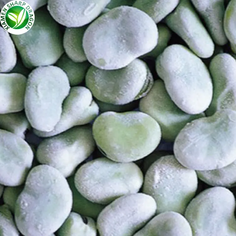 Export iqf whole raw material frozen quick-frozen white broad beans for sale