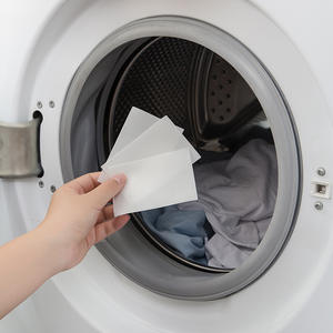 แผ่นซักผ้าธรรมชาติเป็นมิตรกับสิ่งแวดล้อมดีไซน์2025 <span class=keywords><strong>30</strong></span>แผ่นผ้าลินินสด60แผ่นทำความสะอาดเชิงนิเวศ - Product Image 5