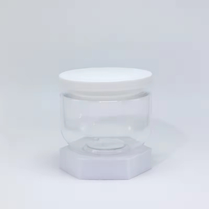 Tarros de Plástico Redondos Vacíos de 250g para Crema Exfoliante Corporal, Envases Cosméticos Personalizados con Tapas - Product Image 5