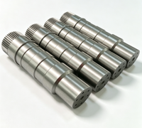 Eje de Engranaje Largo de Alta Resistencia, Mecanizado Personalizado |   Eje de Transmisión de Gran Tamaño, Fabricación CNC para Molinos de Bolas y Equipos de Minería