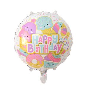 Ice Cream Theme Outdoor <b>Decoration</b> Event Ornament Snack Set Party Foil <b>Balloon</b> for Children - Product Image 5