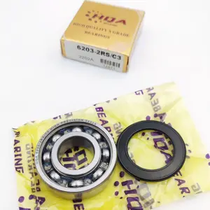 China Professional Supplier Low Noise High Precision 6203 Bearing Deep Groove Ball Bearing Spindle Bearing
