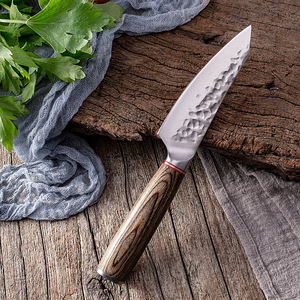 6 couteaux à désosser pour chef, forgés à la main, en acier inoxydable 5Cr15, manche en bois, <span class=keywords><strong>couteau</strong></span> de boucher <span class=keywords><strong>Santoku</strong></span>, outil multi-usages pour la cuisine - Product Image 5