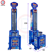Machine de jeu d'arcade de boxe et de frappe au marteau Hummer Sports, à monnayeur, pour aire de jeux intérieure et divertissement