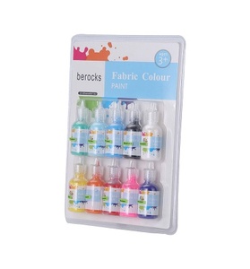 Pintura Acrílica Orgánica Berocks de 12 Colores y 30 ml para Tela y Ropa - OEM - Product Image 3