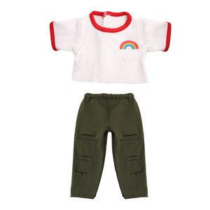 בגדי בובות אמריקאיות 18 אינץ' של MSYO, קשת בענן, ייצור בהתאמה אישית (OEM/ODM), אביזרי כותנה, בגדי צעצוע מיני לבובות בנות 45 ס\\\"מ - Product Image 4