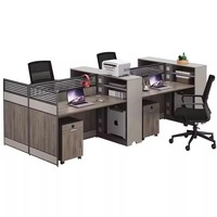 Bureau de direction en bois moderne en forme de L pour PDG Mobilier de bureau commercial Caractéristique extensible pour le bureau commercial