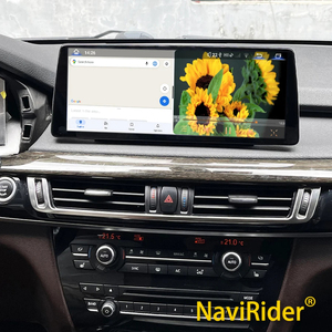 หน้าจอ Android Auto CarPlay สำหรับ BMW X5 X6 F15 F16 ปี 2014-2017 ระบบ NBT พร้อมระบบนำทาง GPS เครื่องเล่นมัลติมีเดีย วิดีโอ วิทยุติดรถยนต์ สเตอริโอ ชุดหัวหน้าจอ - Product Image 1
