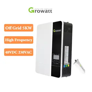 GROWATT MAX 450V DC离网3KW 3.5kw 5KW逆变器光伏并网联合供电SPF 5000 ES支持太阳能系统并联
