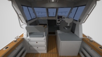 Bateau à moteur en aluminium de 8 m pour la navigation en haute mer, yacht en alliage, bateau de luxe, bateau de croisière, bateau de pêche, Chine