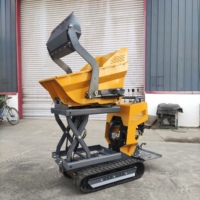 Raupendumper 500kg Mini Selbstladender Hydraulischer 6,5PS CE Euro 5 Baustellen- und Obstgartenmaschine Mini Selbstladender Dumper