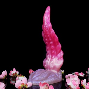 NNSX Customization Curve Octopus Dildo Tentacle Tongue G-spot Pink <b>Crystal</b> Fantasy <b>Animal</b> Penis Erotic Adult Sex Toys for Women - Product Image 5