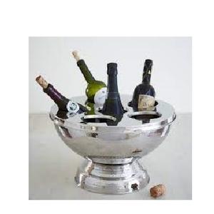 Finition brillante décoration de table d'hôtel à domicile bol à champagne en métal inoxydable refroidisseur de vin de luxe seau à glace - Product Image 3