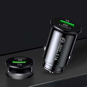อะแดปเตอร์ชาร์จในรถยนต์แบบ USB พอร์ต Type C 3.1A 15W ชาร์จเร็วสำหรับโทรศัพท์มือถือ iPhone - Product Image 6