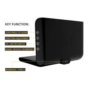 M-Queen Cargador Inalámbrico Multifuncional 3 en 1 de 15W, Reloj Despertador con Carga para Teléfono, Reloj Despertador, Cargador Inalámbrico - Product Image 2