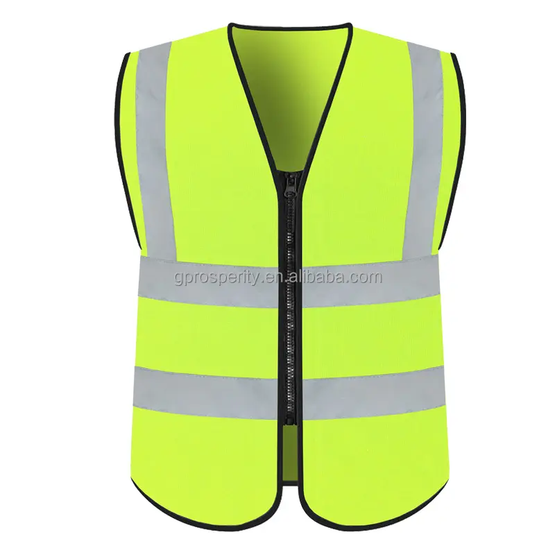 Baskılı logo trafik yansıtıcı güvenlik yelek şantiye yansıtıcı giyim erkek inşaat sarı yelek