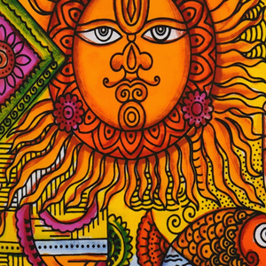 Soleil Psy tapisserie bohème double tenture murale imprimé maison Art décoratif indien Hippie Style plage couverture jeter pour lit mur - Product Image 1