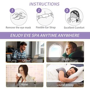 แผ่นประคบร้อนตาแบบส่วนตัว, แผ่นมาส์กตาไอน้ำร้อนลายการ์ตูน ลูทีน (บรรเทาอาการล้าตา) - Product Image 5