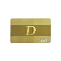Carte Métallique Haute Sécurité Unilatérale Lisible, Carte Clé RFID Hôtelière de Luxe avec Cryptage AES-128 DESFire EV3 2K 4K 8K – Fournisseur