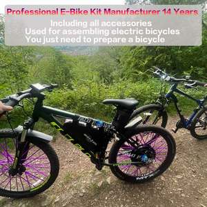 ชุดแปลงจักรยานไฟฟ้าแบบกำหนดเองสำหรับจักรยานไฟฟ้ากำลังสูง 5000w 3000w 2000w ขนาด 26, 27.5, 29 นิ้ว พร้อมแบตเตอรี่จักรยาน - Product Image 4
