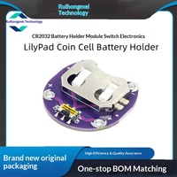 Módulo Porta Baterías de Botón LilyPad CR2032 con Interruptor, Componente Electrónico