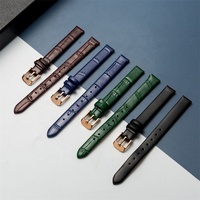 Bracelet de montre de remplacement Lola Rose pour femme en cuir véritable avec boucle ardillon, style forêt minimaliste, inspiré d'Instagram, motif paon