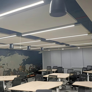 Gạch Trần sợi thủy tinh âm thanh với nhiều màu có sẵn trần giả treo tấm âm thanh cho trần trang trí - Product Image 1