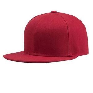 Casquette de baseball unisexe personnalisable avec logo, casquette snapback unie et simple, style hip-hop - Product Image 3