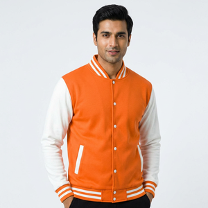 Veste de baseball décontractée à manches longues pour homme, style universitaire, sur mesure, nouvelle collection automne - Product Image 1