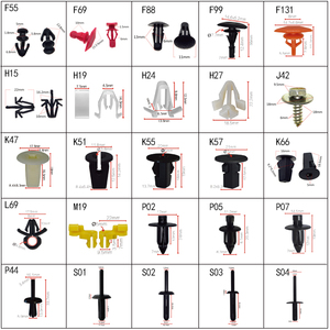 <span class=keywords><strong>Clip</strong></span> de cable para panel interior de coche, clips de paneles para interior de coche, color gris, 90467-07211, B22 - Product Image 5