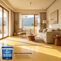 Peinture de sol en sable coloré époxy DIY, couleurs personnalisées, faible teneur en COV, inodore, pour chambre d'hôtes, salon, solution antidérapante pour intérieur