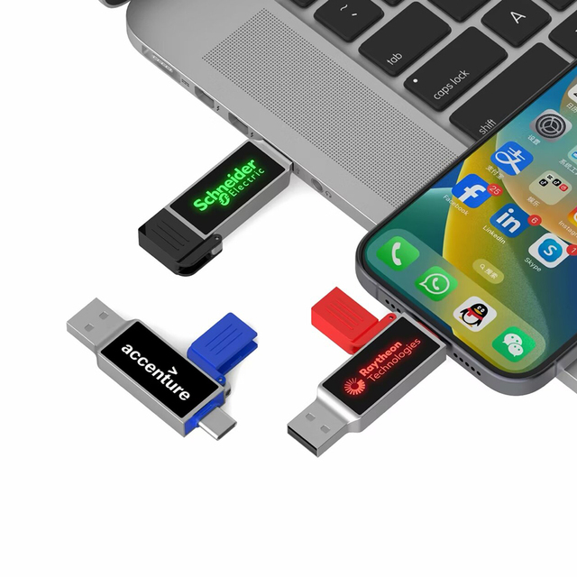 2 in 1 Type-c USB Flash Drive 4GB16GB 32GB 64GB Pendrives OTG Real Capacity Usb Stick 2.0 Promotional Gift