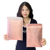 Mailers Sac à bulles Sacs cadeaux de Noël Enveloppe à bulles Sacs de courrier à paillettes laser