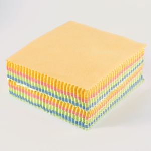 Paños de limpieza para lentes, 100 piezas, colores variados, microfibra, portátiles, para el cuidado de gafas y lentes - Product Image 1