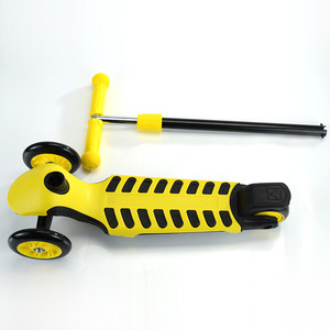 Yellow Three Wheel <b>Scooter</b> For <b>Toddlers</b> With Lights Height Adjustable 12 Months Plus - Product Image 4