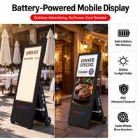 Affichage numérique couleur portable pour restaurant KEINONE, alimenté par batterie, publicité mobile pour centre commercial, magasin de détail
