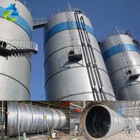 Réacteur anaérobie à couverture de boues à flux ascendant à haute concentration pour eaux usées, capacité 1000L-5000L, type IC, à fonctionnement automatique