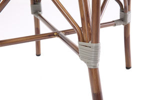 OEM/ODM Chaise <span class=keywords><strong>de</strong></span> bistro français Chaises <span class=keywords><strong>de</strong></span> café <span class=keywords><strong>Paris</strong></span> en rotin moderne pour restaurants Salle à manger Mobilier <span class=keywords><strong>de</strong></span> restaurant en métal - Product Image 4