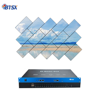 Controlador de Pantalla LED Comercial 8K HD de 1 Entrada y 15 Salidas, Diseño Personalizado, Sistema de Control Remoto Web Android