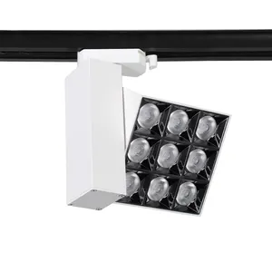 SAA las normas australianas pista de luz LED anti-glare regulable led iluminación de la pista