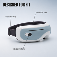 Masseur oculaire électrique tendance, recharge USB, compresse chaude, vibration, soulagement de la fatigue, appareil moderne de relaxation oculaire