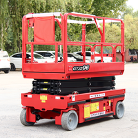 Plateforme élévatrice CHANGDING GTJZ12, élévateur de matériaux 4-12m, mini-grue en acier au manganèse haute résistance, capacité 113kg