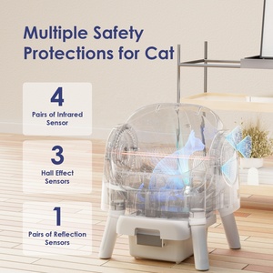 PetPivot Automatische Katzentoilette für Große Katzen mit Selbstreinigung, Smart-Sensor, Anti-Einklemm-Technologie, Geruchskontrolle und Großer Kapazität - Product Image 4