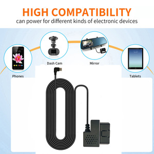Automotive OBD step-down cable 3-core time-lapse dashcam 12V to 5V parking monitoring cable Factory direct sale L161 - Product Image 2